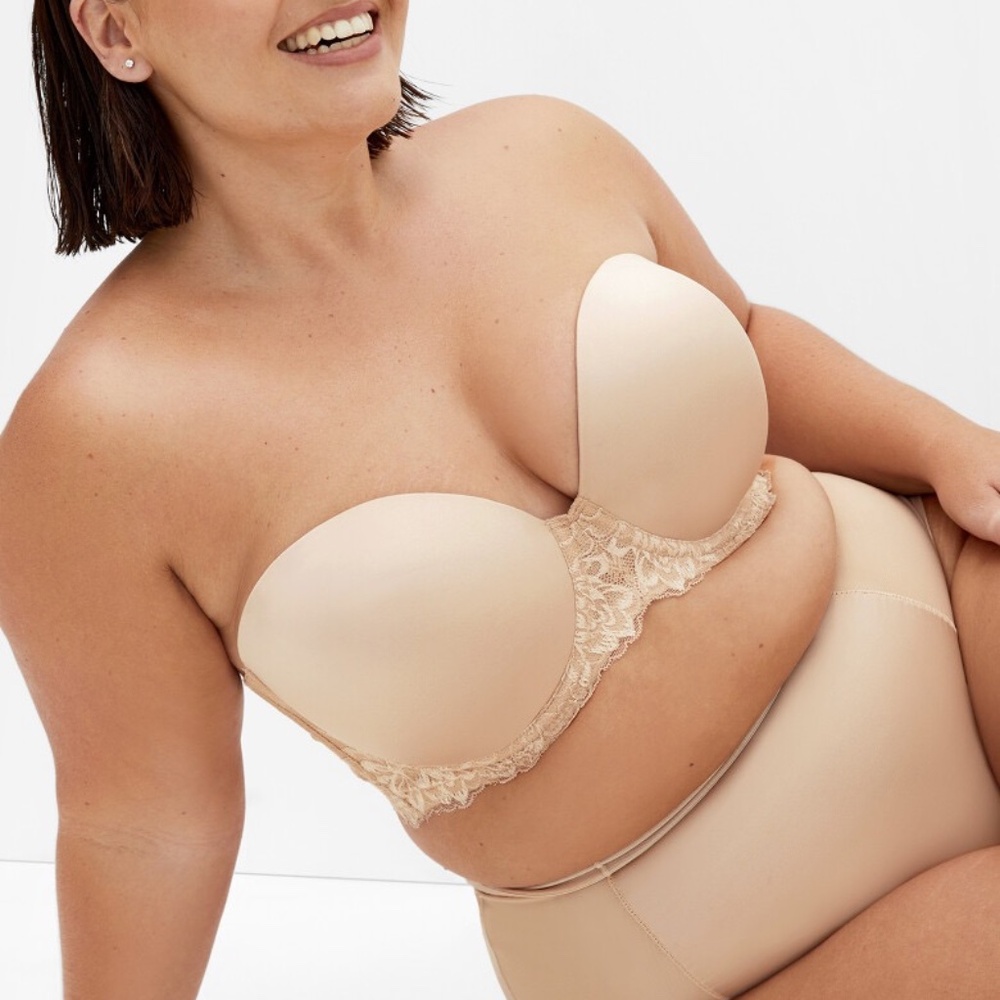 NWOT City Chic Smooth and Chic Multiway Contour Bra, Ivory, 40D